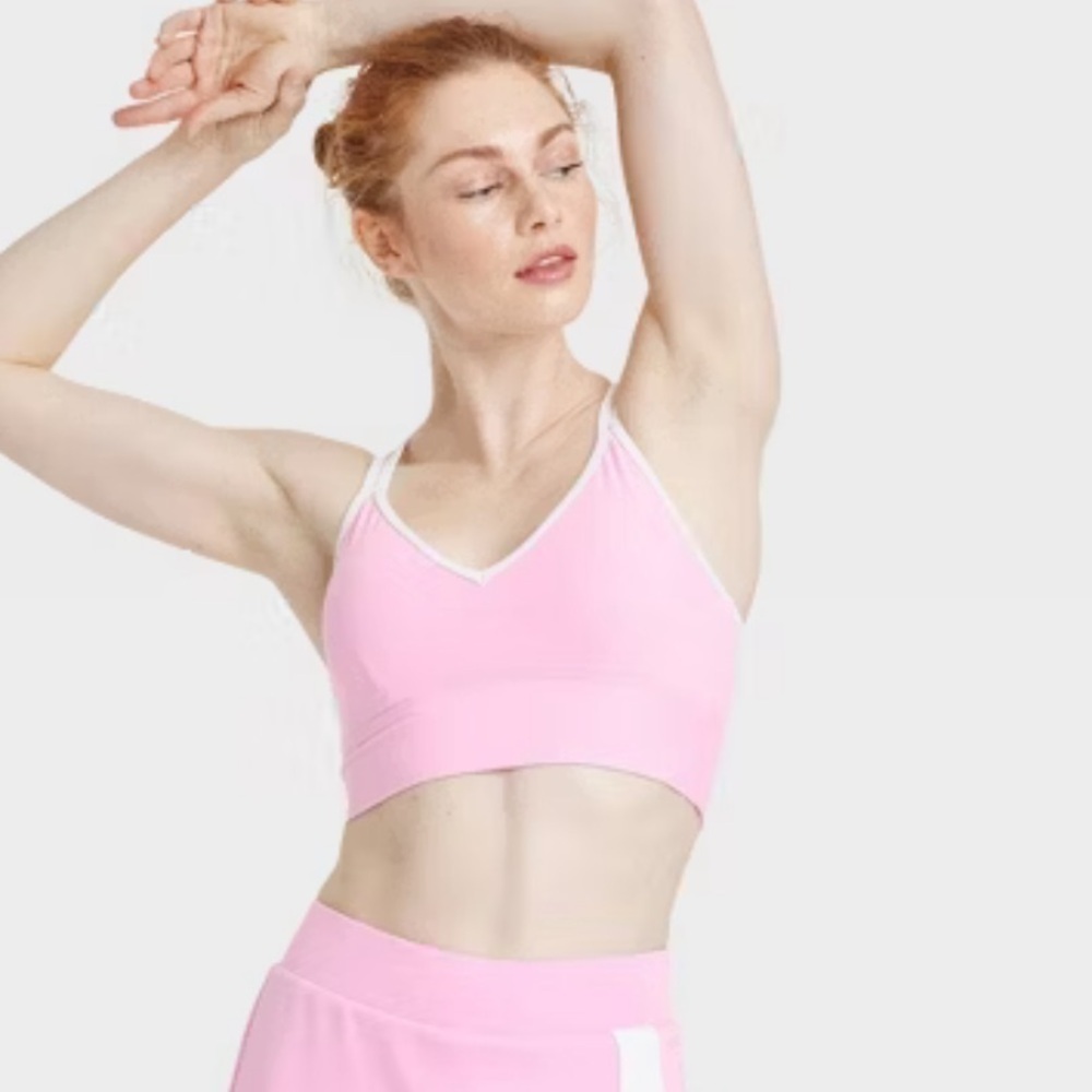 Women's V-Neck Strappy Sports Bra -
JoyLab™ 🆕